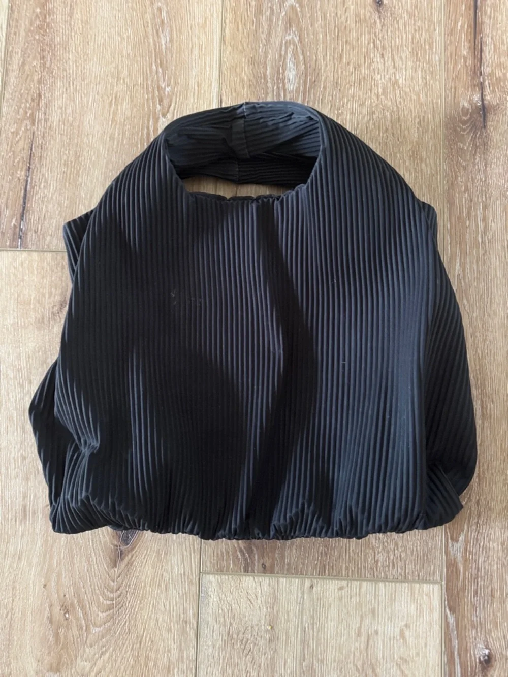 COS | Black Pleated Women's Tote Bag